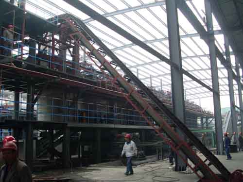 大倾角皮带输送